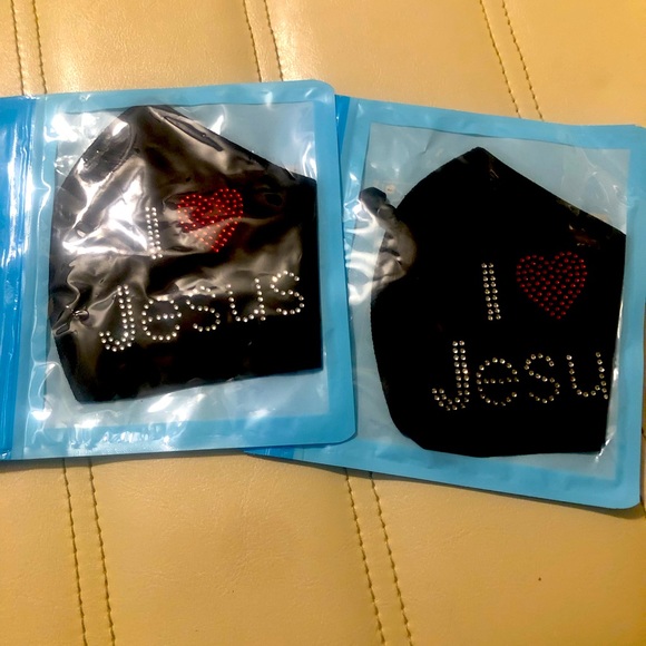 Protective I love ❤️ Jesus mask - Picture 1 of 2